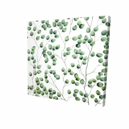 16 X 16 In. Climbing Leaves-Print On Canvas